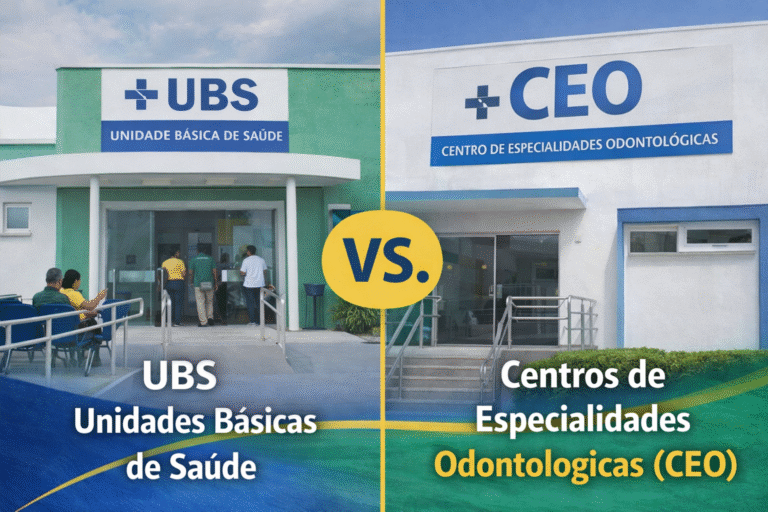 Diferença entre UBS e Centros de Especialidades Odontológicas (CEO)