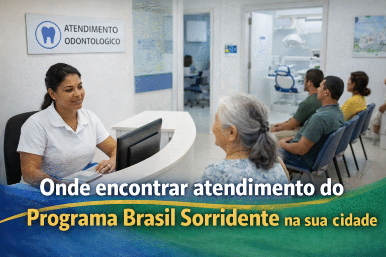 Onde encontrar atendimento do Programa Brasil Sorridente na sua cidade
