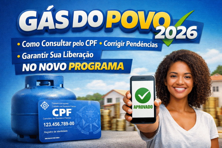 Descubra se você pode ter direito ao Gás do Povo 2026